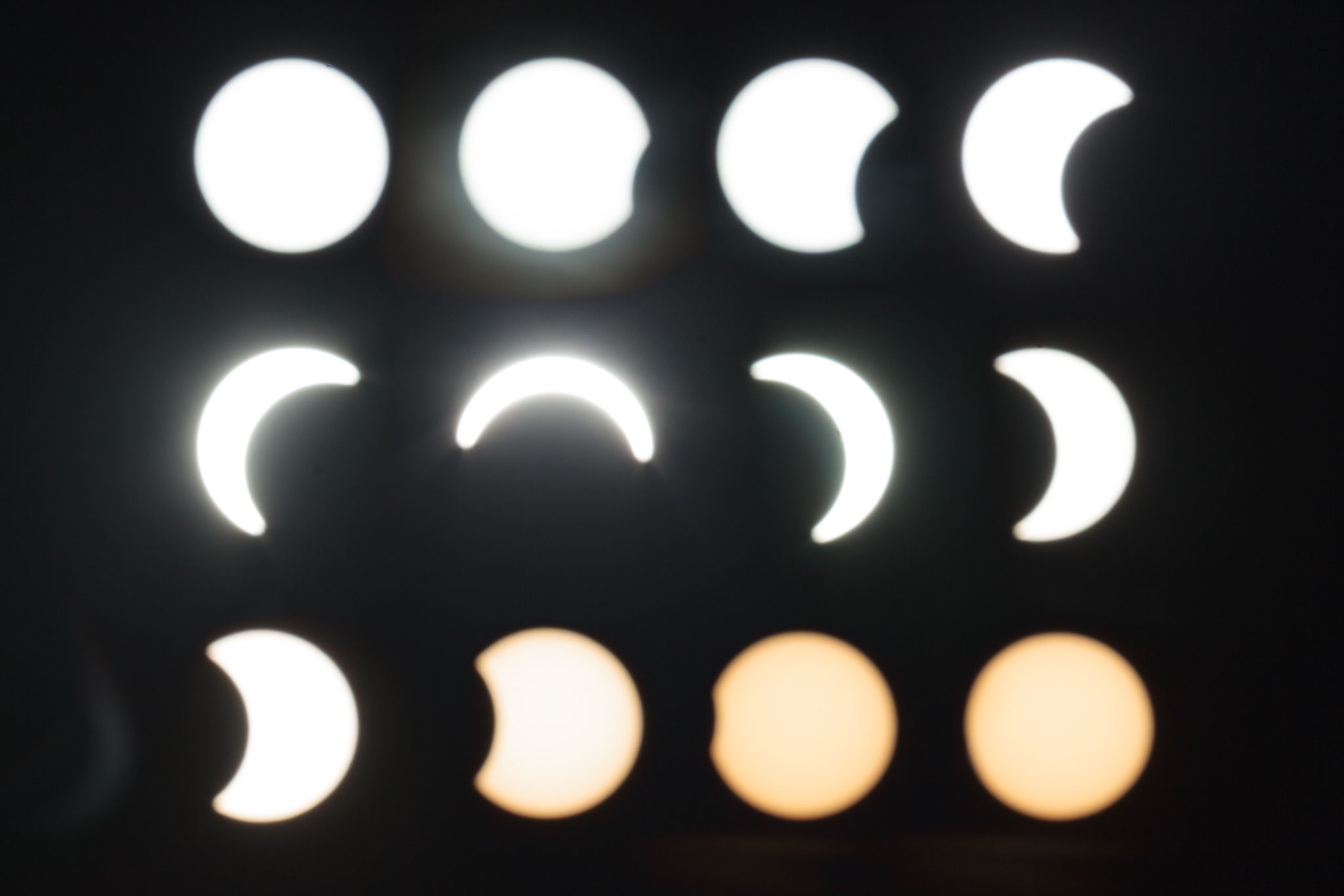 Solar eclipse sequence