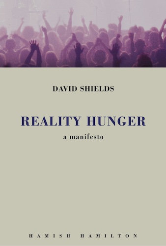‘Reality Hunger’ by David Shields