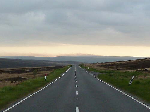 Moorland road